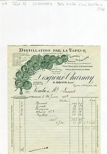 Dépt 92 - Grand Montrouge - Belle Entête d'une Distillerie du 24/06/1929 - Imagen 1 de 1