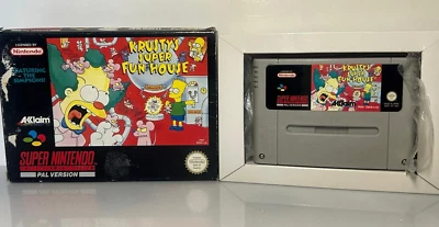 Krustys Super Fun House for Super Nintendo SNES Game - Boxed - No Ins - Image 1 of 4