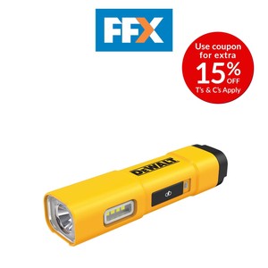 DEWALT DCL183-XJ 3.6V 1200lm Rechargeable USB-C Flashlight 3 Modes Impact Proof