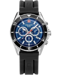 Swiss Alpine Military 7034.9839 Mens Watch Sierra Chronograph 43mm 10ATM - Picture 1 of 4