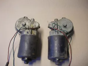 JAGUAR DAIMLER ELECTRIC POWER WINDOW LIFT MOTORS PAIR SERIES 3 XJ6 XJ12 & XJS - Picture 1 of 4
