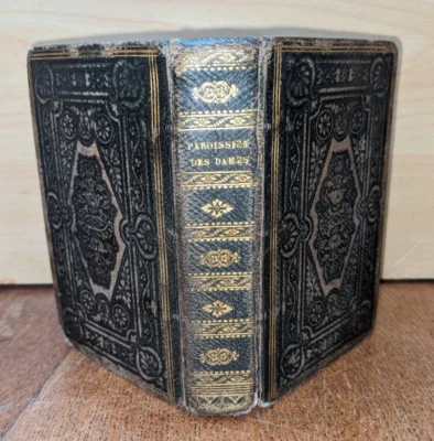 livre ancien-Petit Paroissien des Dames - pré-1830 - reliure artistique - Photo 1/4
