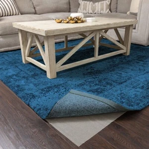 Anti-Slip Indoor Floor Carpet Base Non-Slip Mat Underlay Rug Pad Strong Gripper - Picture 1 of 33