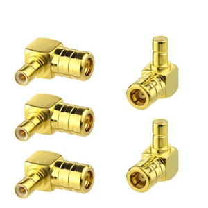 Confezione 5 Adattatore Connettore Angolo Retto SMB Maschio a Femmina per Radio Sirius XM - Foto 1 di 5