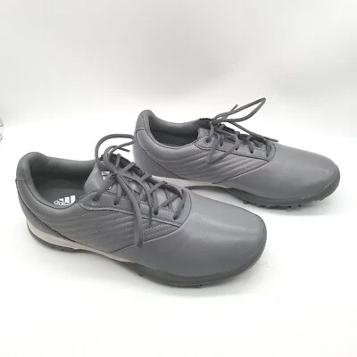 Adidas Womens Adipure DC2 EF7505 Gray Leather Lace Up Sneaker Shoes Size 9 - Image 1 of 4