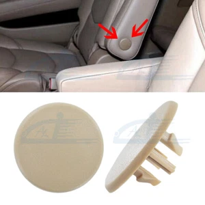 2pcs Beige Armrest Rear Seat Cover Cap For 1527-9689 1527-9690 23452125 23452126 - Picture 1 of 12