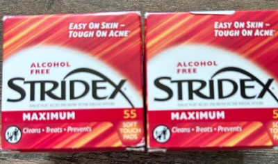 Stridex Pads, Maximum Strength, 55 ct/2 boxes - Image 1 of 3