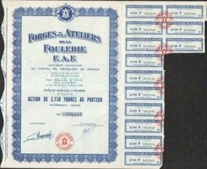 Forges & Ateliers de la FOULERIE (U) - Picture 1 of 1