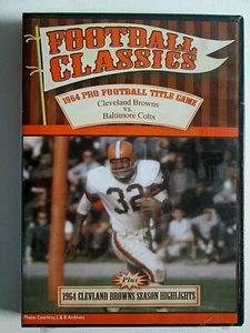 1964 Pro Football Titel Spiel Browns vs Baltimore Colts Fußball Klassiker DVD NEU - Bild 1 von 4