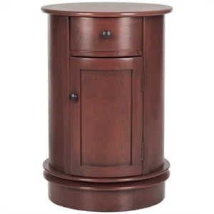 Safavieh Tabitha Oval Cabinet in Red - Picture 1 of 1