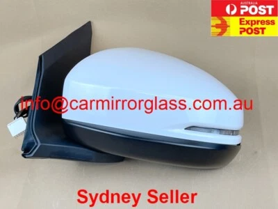 NUEVO ESPEJO RETROVISOR PUERTA HONDA CITY GM 2014-2020 (LADO IZQUIERDO, manual plegable, blanco Foto 1 de 2