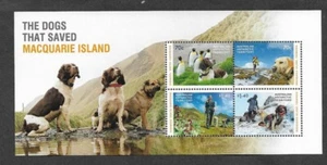 Territorio Antártico Australiano - Perros que salvaron a Macquarie - Mnh hoja min - Imagen 1 de 1