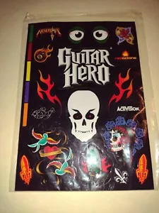 Guitar Hero Stickers Sealed Unused Red Octane Wii U PS2 PS3 XBOX 360 - Picture 1 of 2