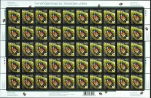 Canada sc#2410 Beneficial Insects: Dogbane Beetle, Pane of 50, Mint-NH - Picture 1 of 2