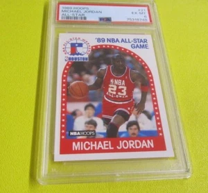 Michael Jordan Card PSA 6 Collector 1989 Hoops #21 Chicago Bulls - Picture 1 of 6