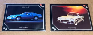 1991 Collect A Card Corvette Promo Cards 1960 Convertible + 1986 Sport Coup - Picture 1 of 5