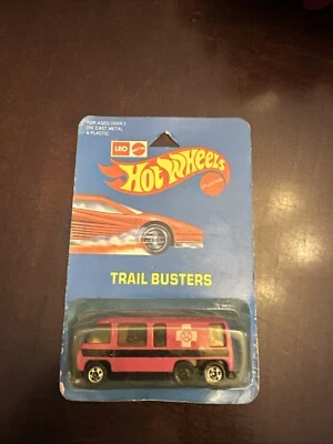 Трудно найти розовую карточку ошибок Hot Wheels Leo India Trail Busters GMC Motorhome No9645 грубая - Изображение 1 из 4