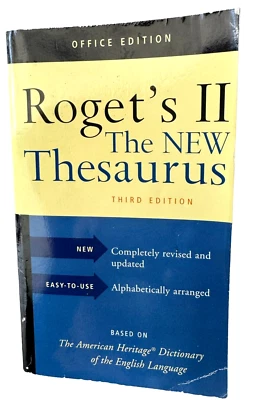 Roget's II: The New Thesaurus Third Edition - Houghton Mifflin - Office Edition - Image 1 of 4