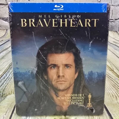 Braveheart - Mel Gibson Blu-ray SteelBook, 2013, 2-Disc Set Steel Book - NEW - Image 1 of 4