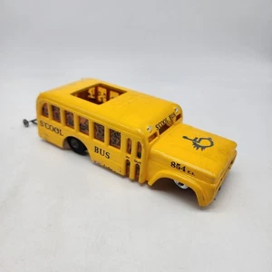 1/24 1/25 Drag Slot Car School Bus Cool Bus Car With Wheelie Bar G20 Motor Yello - Picture 1 of 15
