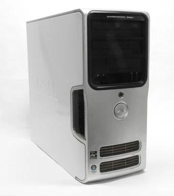 VINTAGE GAMING DELL DIMENSION DESKTOP 200GB HARD DRIVE + 4GB +DVD-CDRW WINDOWS 7 - Image 1 of 4