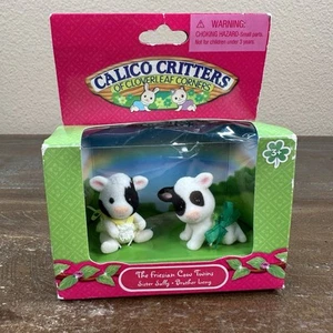 New Calico Critters The Friesian Cow Twins Minature Sibling Sealed Toy Set - Picture 1 of 14
