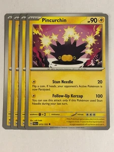 Pokemon TCG Paldea Evolved 4x Playset Pincurchin 073/193 Near Mint - Picture 1 of 2