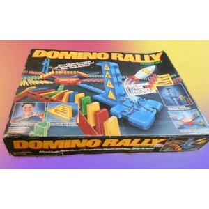 Vintage 1989 Domino Rally Deluxe Set Pressman 98% Complete READ - Picture 1 of 16