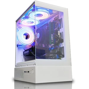 Gaming PC AMD Ryzen 5 5500GT 16GB RAM 480GB NVMe SSD Windows 11 RGB Desktop PC - Picture 1 of 5
