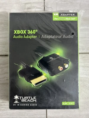Turtle Beach Audio Adapter Headset Audio Adapter Cable 0.9ft For Xbox 360 NIB - Image 1 of 3