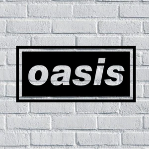 Oasis Logo Band Vinyl Sticker Decal for Car Window Bumper Waterproof Stickers - Picture 1 of 23
