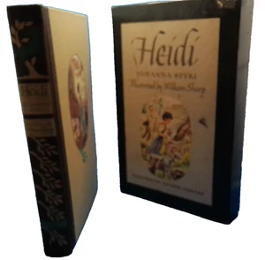 Heidi Spyri illustrated William Sharp HB book w slipcase 1945 Junior Library - Imagen 1 de 9
