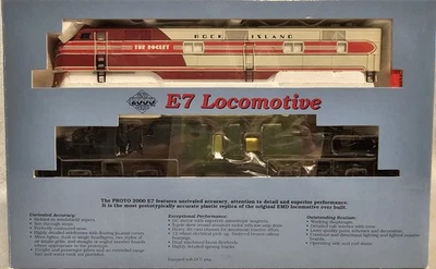 Life Like HO Proto 2000 Rock Island Railroad #RI635 E7 Locomotive 21069 DCC Mars - Image 1 of 4