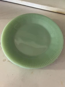 Fire King Jadite Jane Ray Salad Plates 4 - Picture 1 of 3