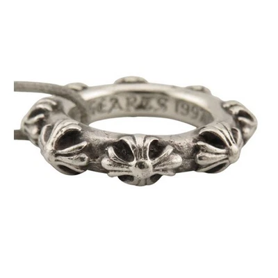 Chrome Hearts Cross Band Ring 925 US#6-3/4 P0042603 - Image 1 of 4