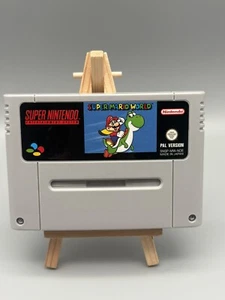 SNES Spiel • Super Mario World • Super Nintendo Nur Modul - Bild 1 von 2