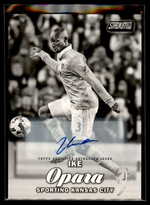 2017 Topps Stadium Club MLS Fußball schwarz & weiß AUTO #17 Ike Opara #85/99 - Bild 1 von 2