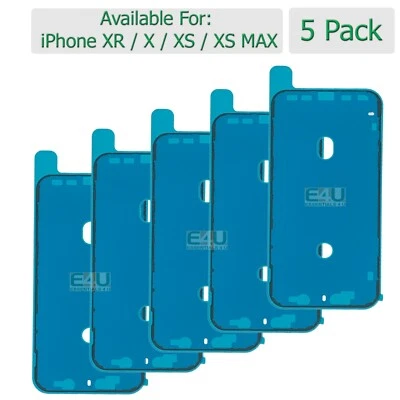 5 x For Apple iPhone X XS MAX XR Screen Adhesive Dust Water Seal Glue Tape