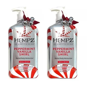 Hempz Holiday Pfefferminze Kräuter Körper Feuchtigkeitscreme 17oz NEU (2er Set) - Bild 1 von 1