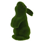  Kaninchenornament Mini Tierfiguren künstlich grün Fels Kleintiere