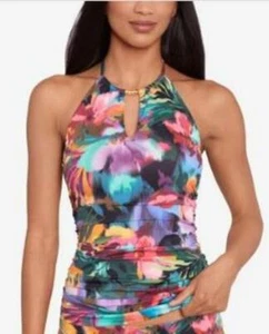 Ralph Lauren Women's Printed Jungle Bikini Top and Hipster Bottoms Swimsuit 12 - Picture 1 of 2