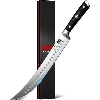 Cuchillo para tallar 12" - Cuchillo para cortar carne de pechuga profesional alemán 1... Foto 1 de 4