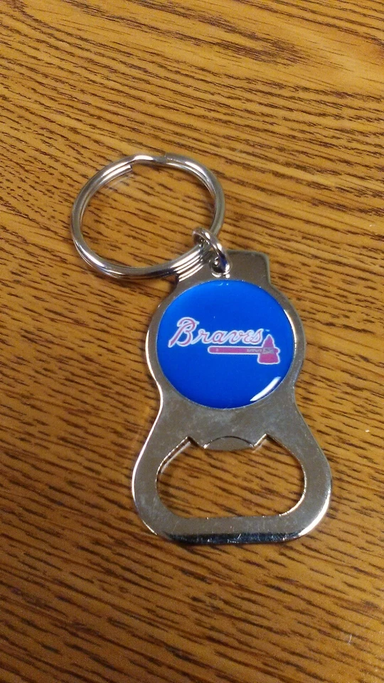 MLB ATLANTA BRAVES KEYCHAIN / BOTTLE OPENER BRAND NEW NICE ! - Image 1 of 1