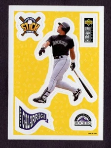1997 Upper Deck StickUms ANDRES GALARRAGA Colorado ROCKIES Baseballkarte MLB #14 - Bild 1 von 2