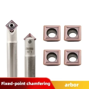 45 Degree Chamfering Tool Holder For SPMX Carbide Inserts CNC Lathe Turning - Picture 1 of 15