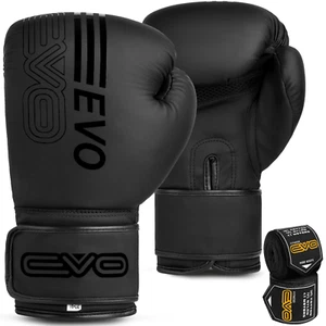 Boxing Punching Gloves By EVO Fitness Sparring Training Kickboxing MMA Gloves - Picture 1 of 26