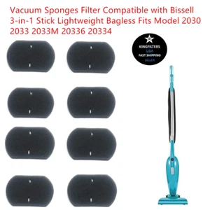 8 PCS Sponges Filter for Bissell 3-in-1 Fits Model 2030 2033 2033M 20336 20334 - Picture 1 of 6