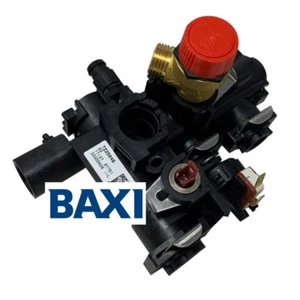 Gruppo blocco idraulico mandata caldaia Baxi Duo-Tec Compact, Eco Compact, Eco5 - Foto 1 di 3