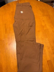 Carhartt WRugged Flex Loose Fit Canvas Work Pants Size 8 Tan BN2080-W - Picture 1 of 5