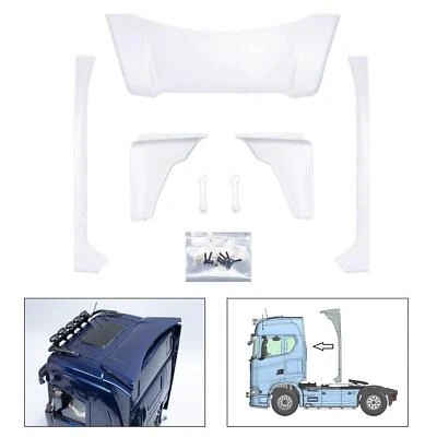 ABS Narrow Rear Spoiler Wing for DIY 1/14 Tamiya RC Tractor Truck Vehicle Model - Image 1 of 4